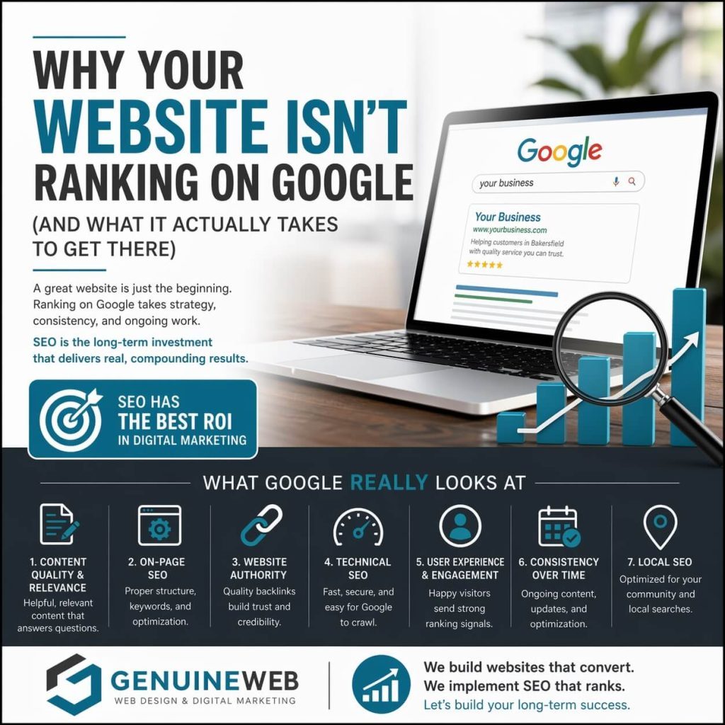 Why my website isn’t ranking on Google